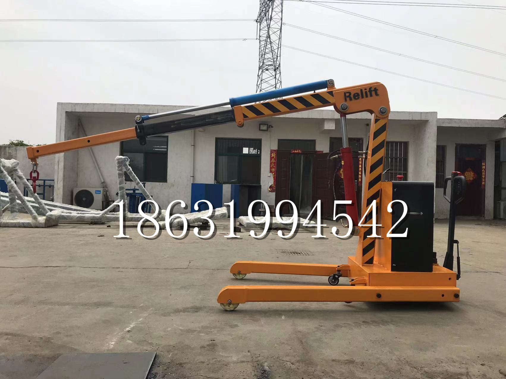 宜兰县久征定做3吨三轮随车吊 农用园林绿化移树吊 平板工程用小吊机